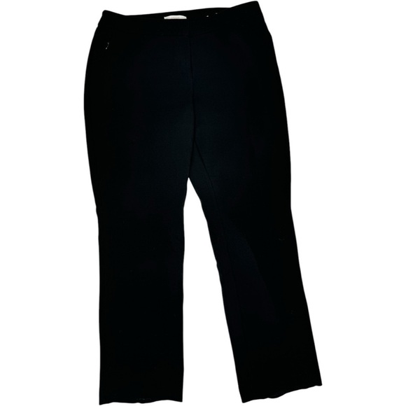 Chico’s Black Trouser Pant Size 12 - Picture 1 of 7